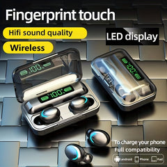 Wireless Hi-Fi Stereo Earbuds for iPhone Android TWS F9