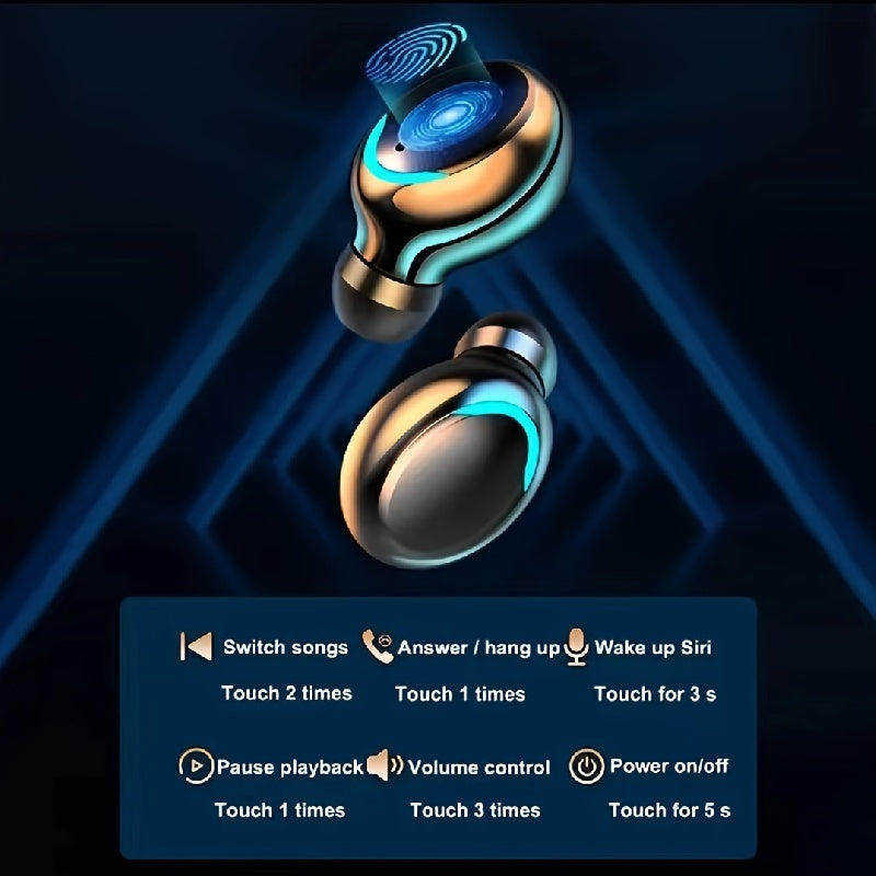 Wireless Hi-Fi Stereo Earbuds for iPhone Android TWS F9