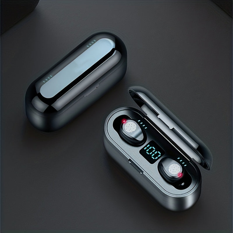 Waterproof Wireless Hifi Headset LED Charging Case