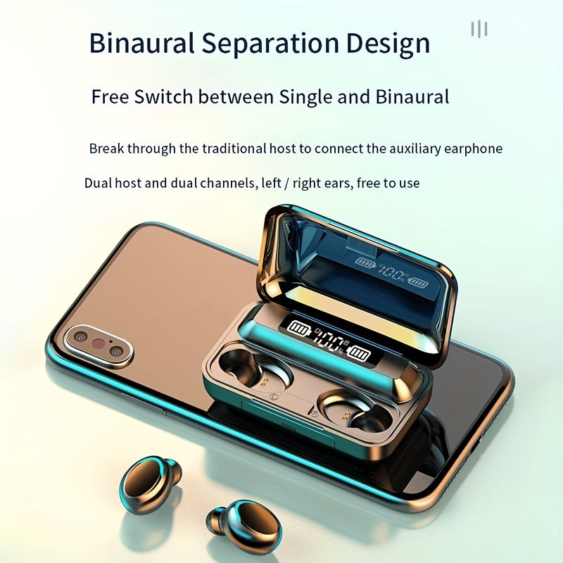 Wireless Hi Fi Stereo Earbuds for iPhone & Android