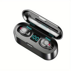 Waterproof Wireless Hifi Headset LED Charging Case