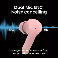 Waterproof Wireless Stereo Earplugs Touch Button Digital Display