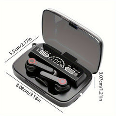 Wireless Sports Headset with LED Power Display