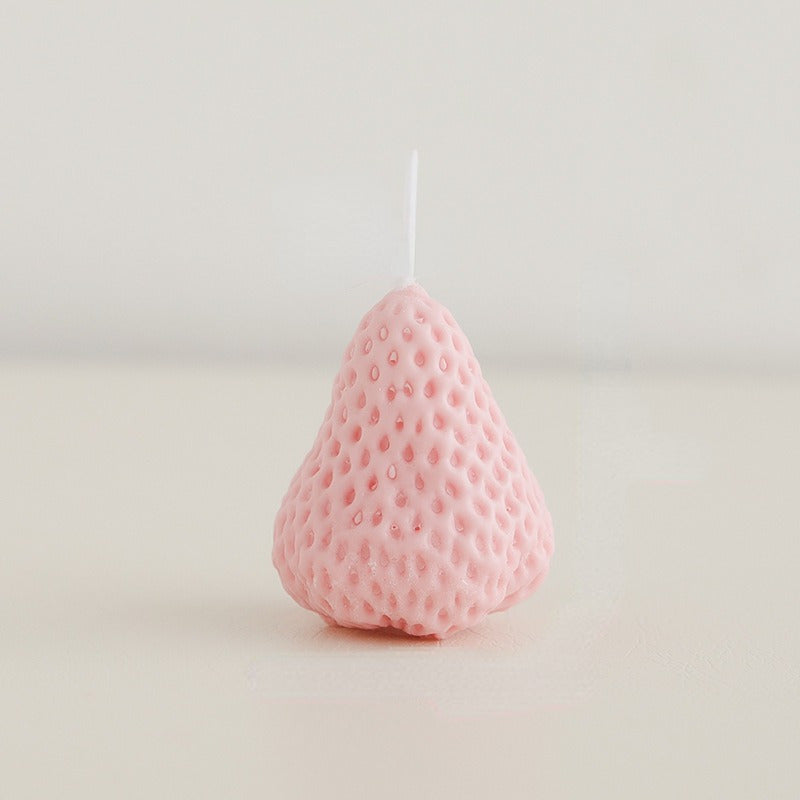 Mini Strawberry Candle for Party Decor and Home Decor