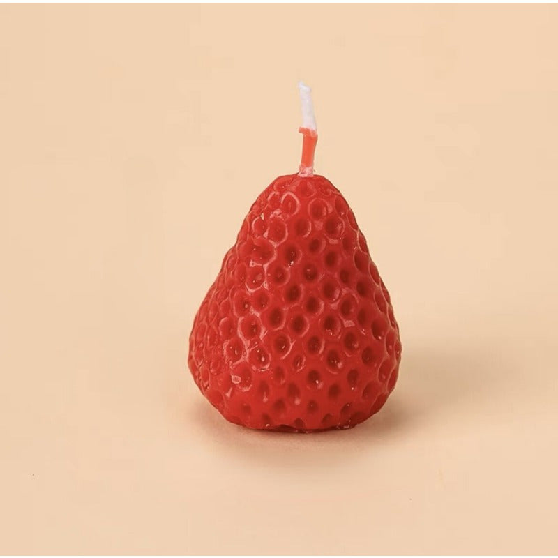 Mini Strawberry Candle for Party Decor and Home Decor