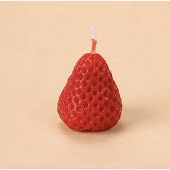 Mini Strawberry Candle for Party Decor and Home Decor