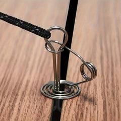 6pcs Stainless Steel Tent Nails Deck Peg Outdoor Windproof Stakes