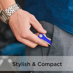 Compact Smart Aluminum KeyHolder Keychain Key Organize Clip