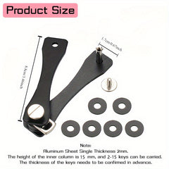Compact Smart Aluminum KeyHolder Keychain Key Organize Clip