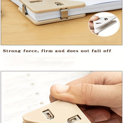 Plastic File Folder Clips - Anti-roll Right Angle Clip