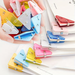 Plastic File Folder Clips - Anti-roll Right Angle Clip