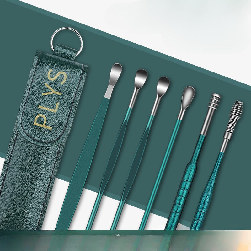 6pcs Luminous Ear Picker Ear Cleaning Tool Set