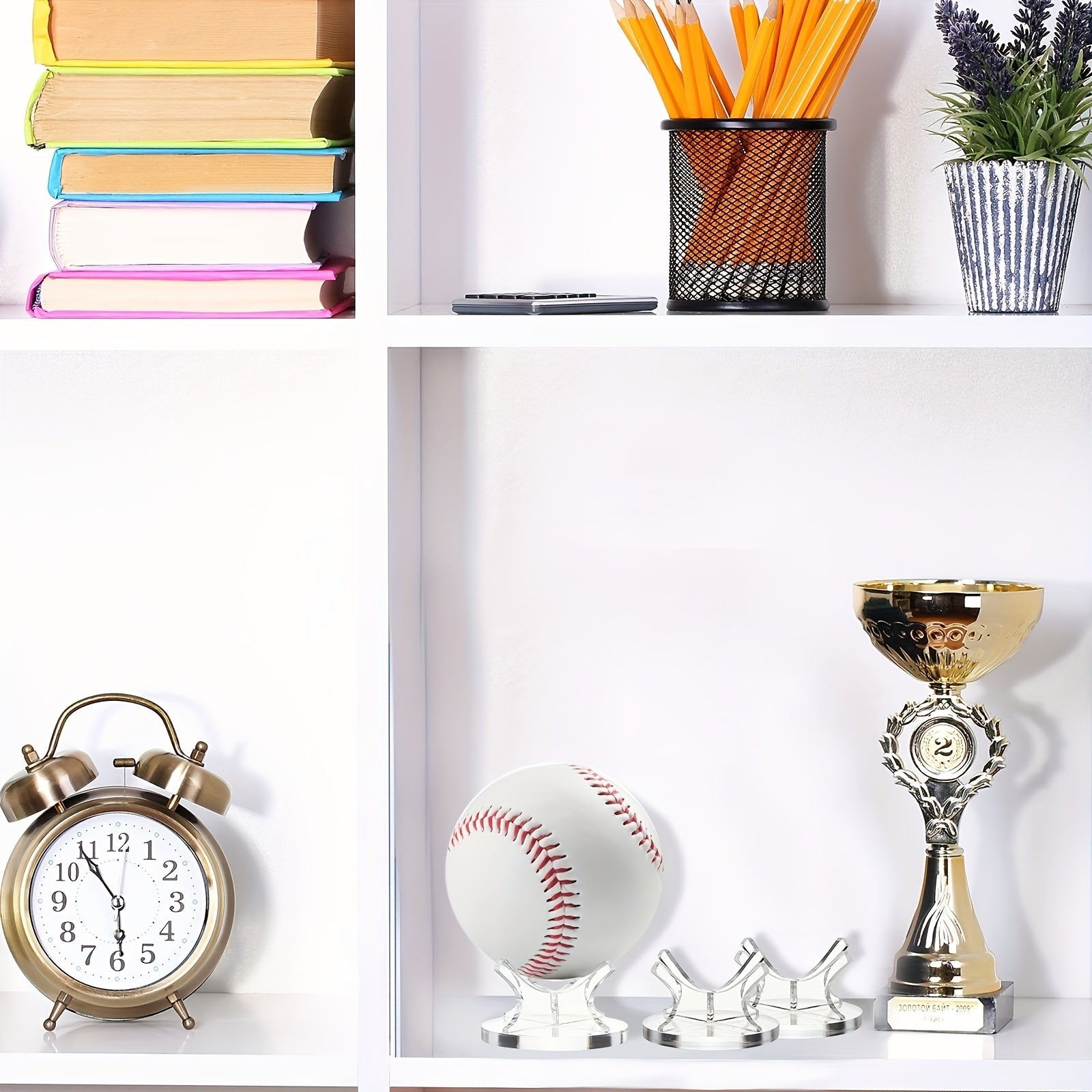 Acrylic Sport Ball Display Rack Holder Baseball Golf Softball Tennis Ball
