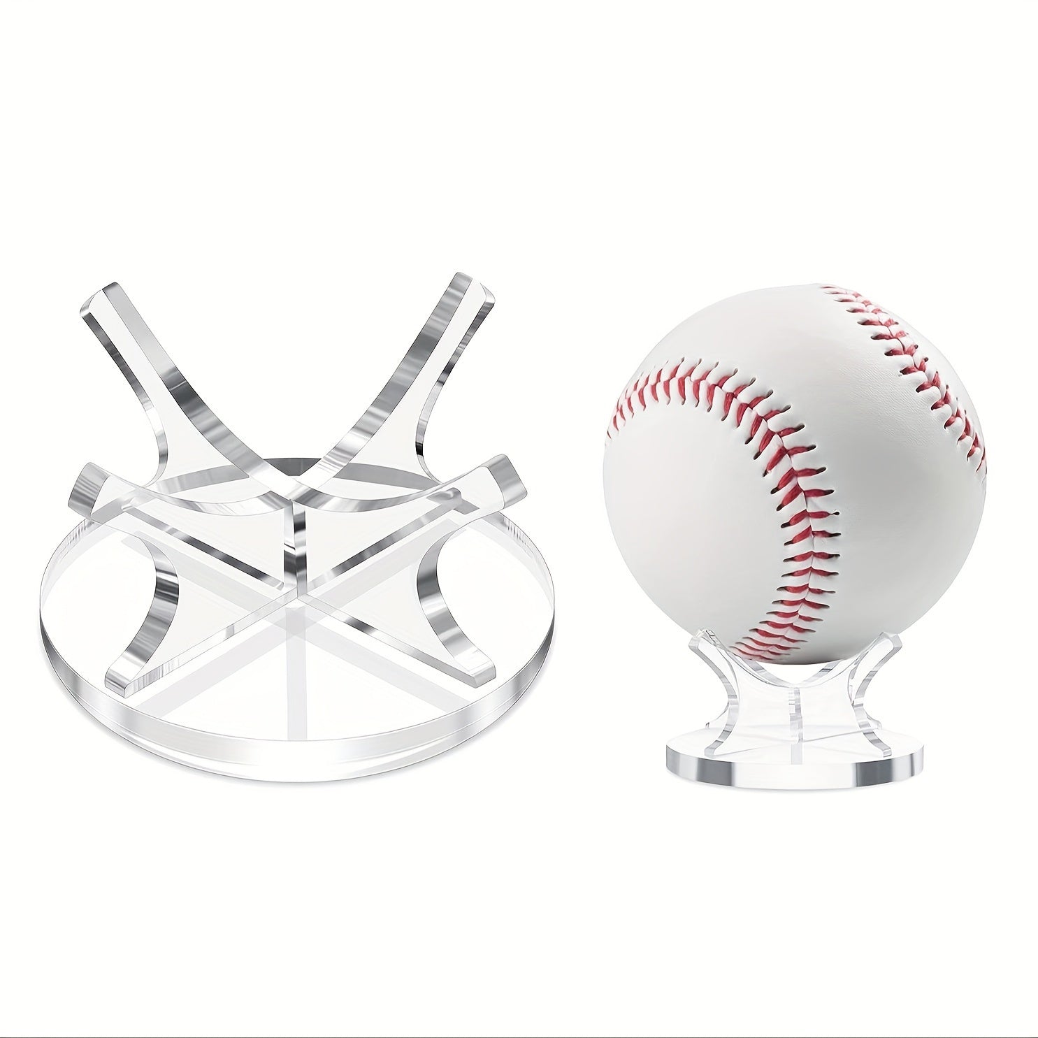 Acrylic Sport Ball Display Rack Holder Baseball Golf Softball Tennis Ball