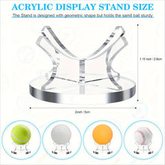 Acrylic Sport Ball Display Rack Holder Baseball Golf Softball Tennis Ball