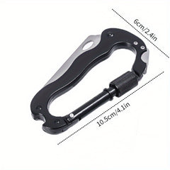 5-In-1 Outdoor Multifunctional Mountaineering Buckle Fast Hanging Buckle