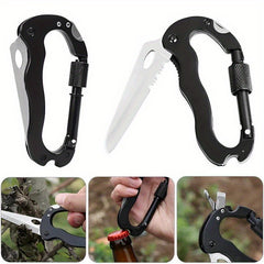 5-In-1 Outdoor Multifunctional Mountaineering Buckle Fast Hanging Buckle