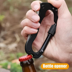 5-In-1 Outdoor Multifunctional Mountaineering Buckle Fast Hanging Buckle