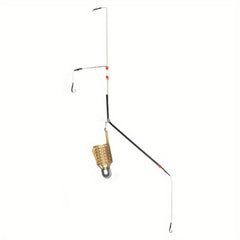 1pc Fishing Bait Feeder Bait Cage Holder With Hook
