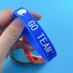 Rugby Theme Party Rubber Bracelet Baseball Sports Silicone Bracelet