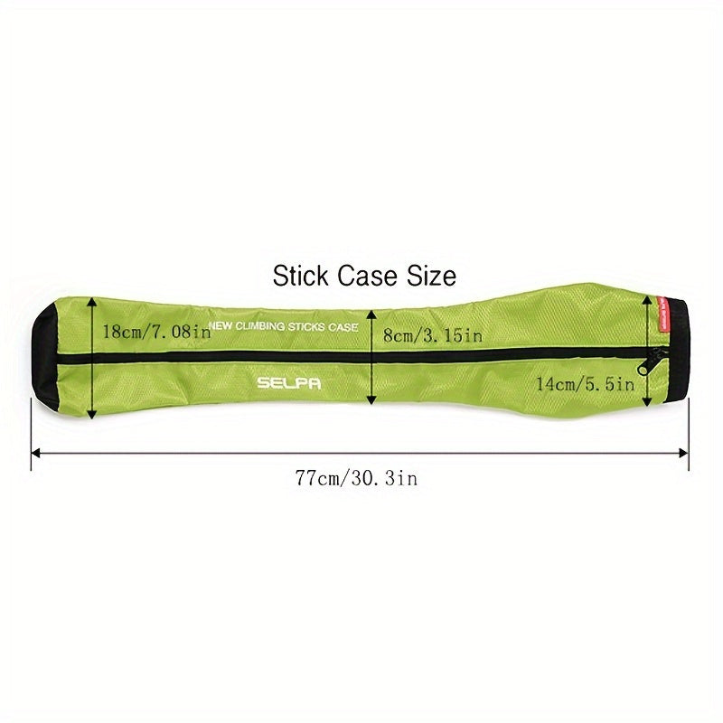 Portable Trekking Poles Carry Bag with Zipper for Hiking