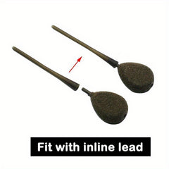 10pcs Carp Fishing PVA Bag Solid Bag Tail Rubber Pop Up Boilies Carp Bait