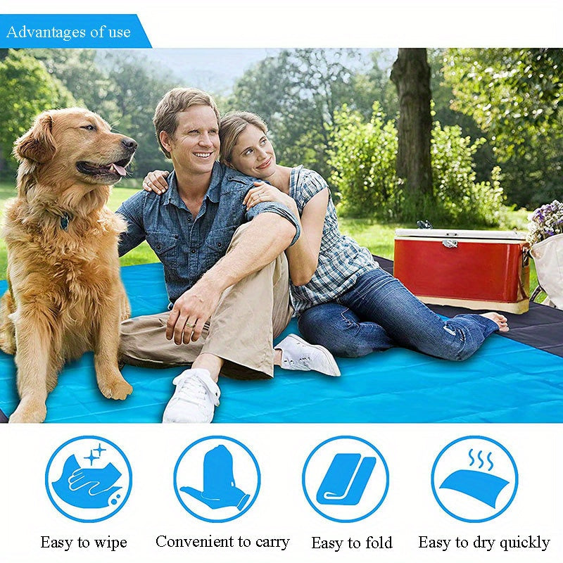 Waterproof Picnic Mat Outdoor Camping Pocket Folding Beach Mat