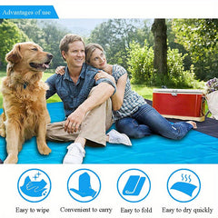 Waterproof Picnic Mat Outdoor Camping Pocket Folding Beach Mat