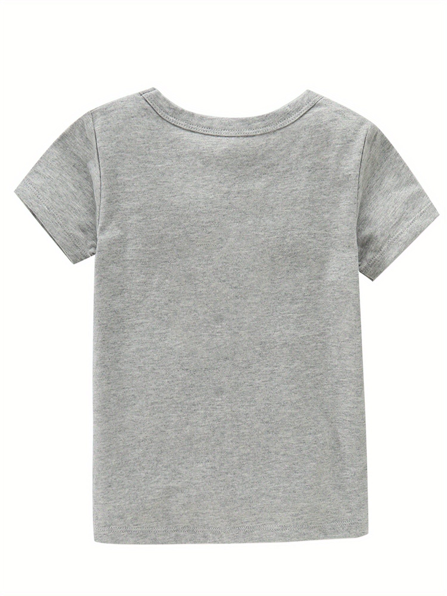 Brave 77 Print Girl's Cotton T shirt Casual Slight Stretch Tee