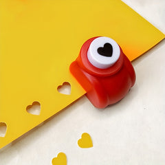 Mini Heart Shaped Paper Embosser DIY Portable Punch