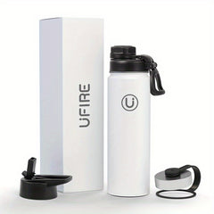 304 Sports Insulated Water Bottle 22oz - Keeps Beverage Cold 24H Hot 12H