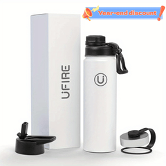 304 Sports Insulated Water Bottle 22oz - Keeps Beverage Cold 24H Hot 12H