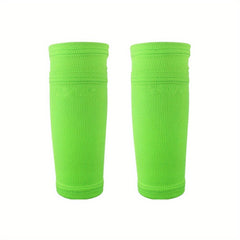1 Pair Soccer Shin Guard Sleeves Football Training Shin Pad Sleeves