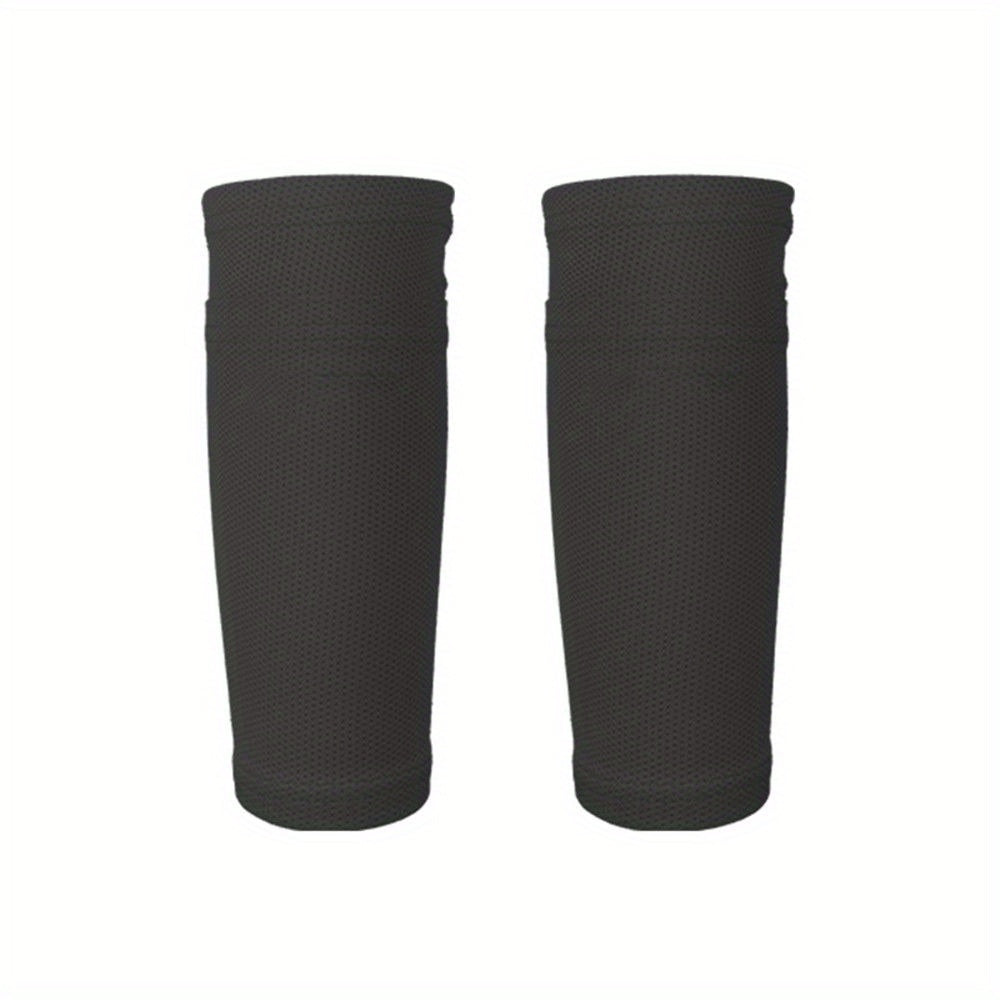 1 Pair Soccer Shin Guard Sleeves Football Training Shin Pad Sleeves