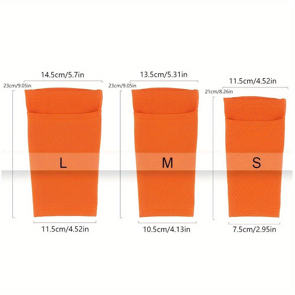 1 Pair Soccer Shin Guard Sleeves Football Training Shin Pad Sleeves