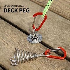 5pcs Stainless Steel Ground Nails for Deck Boards Aluminum Tent Stakes