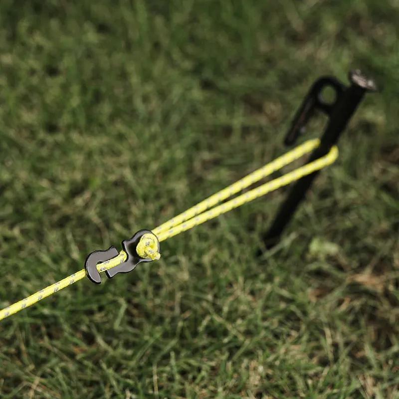 5pcs Metal Guyline Cord Adjusters Tent Tensioners Camping Accesso