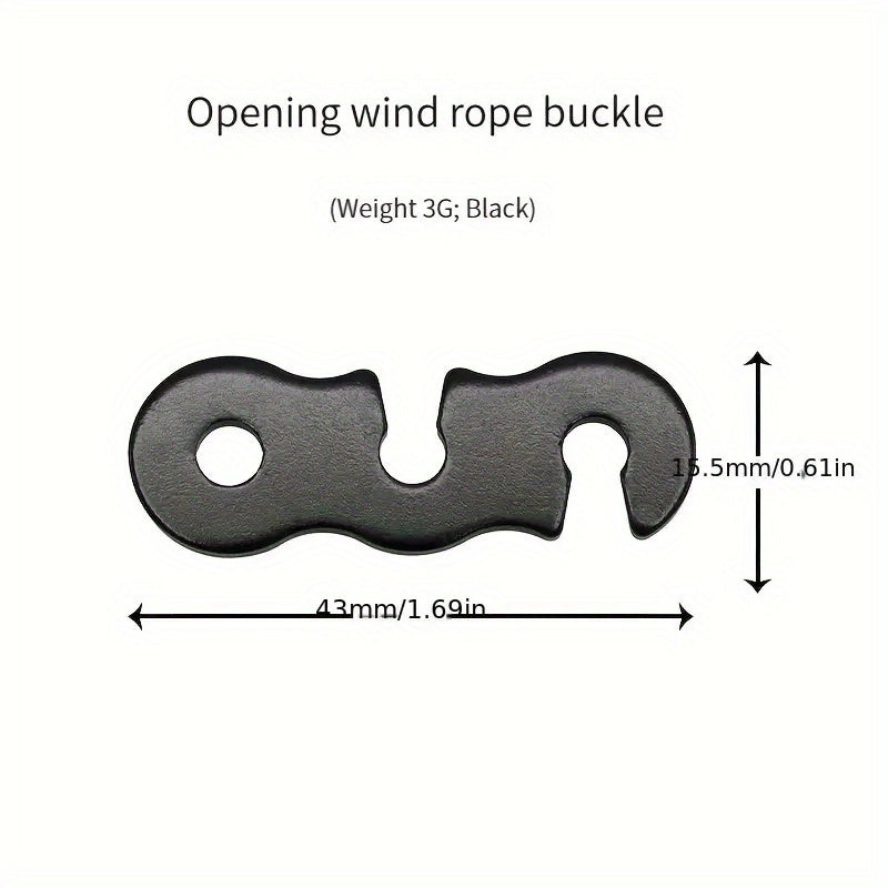 5pcs Metal Guyline Cord Adjusters Tent Tensioners Camping Accesso