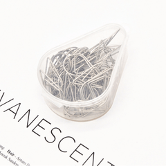50pcs Large Paper Clips in Purple, Silver, Green - Office Supplies Stationery