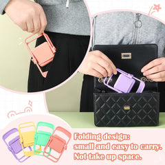 10pcs Mini Chair Phone Holder, Foldable Phone Holder