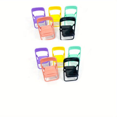 10pcs Mini Chair Phone Holder, Foldable Phone Holder