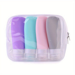 90ml Silicone Sub Bottle Travel Set - 4pcs