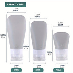 90ml Silicone Sub Bottle Travel Set - 4pcs