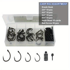 Carp Fishing Accessories Crank Hooks Bait Screws Hook Beads Crap Rig Tackle
