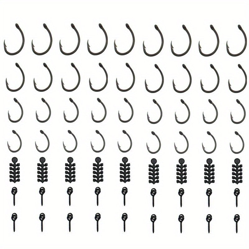 Carp Fishing Accessories Crank Hooks Bait Screws Hook Beads Crap Rig Tackle