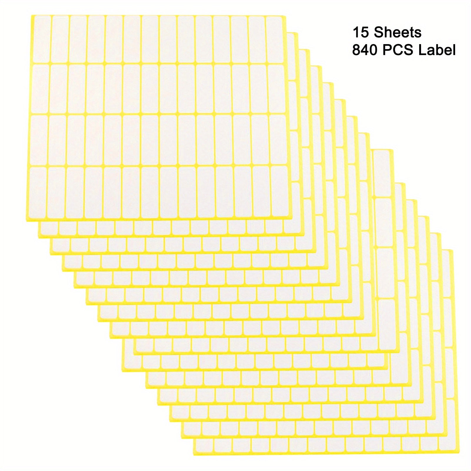 840pcs Matte Self Adhesive Label Sticker