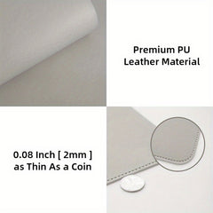 Large Desk Protector Mat PU Leather Waterproof Mouse Pad