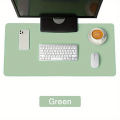 Large Desk Protector Mat PU Leather Waterproof Mouse Pad
