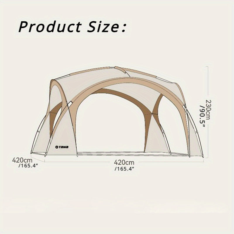 Portable Sun Shelter Outdoor Canopy Tent Camping Picnic Waterproof
