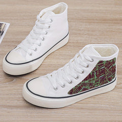 Plush Lined Thermal Chunky Canvas Sneakers